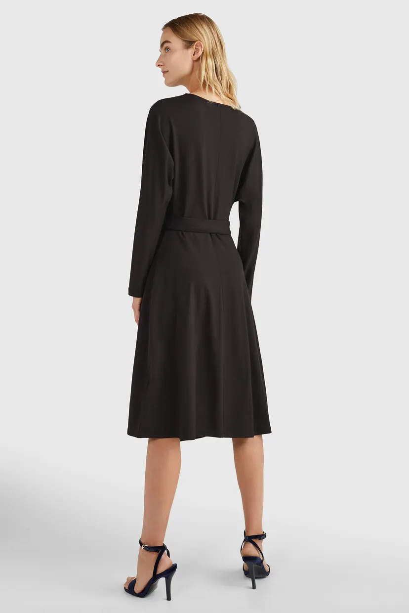 Платье REG VISC WRAP KNEE DRESS LS 3