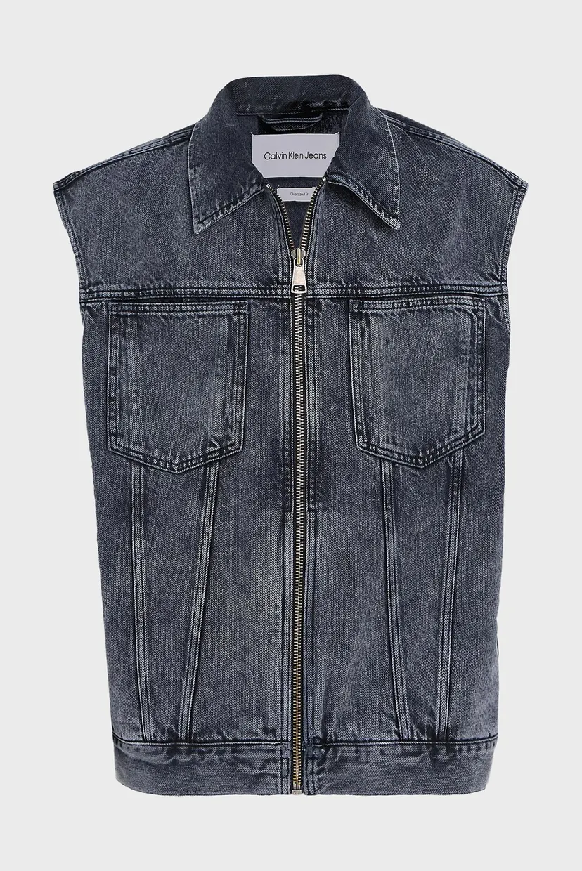 Жилет OVERSIZED ZIP DENIM VEST 6