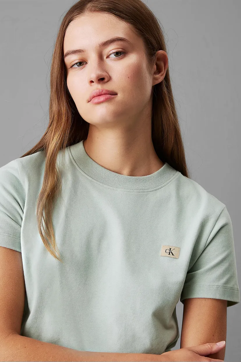 Футболка WOVEN LABEL PEACHED BABY TEE 4