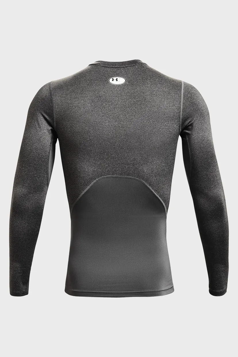 Мужской серый лонгслив UA HG Armour Comp LS 6