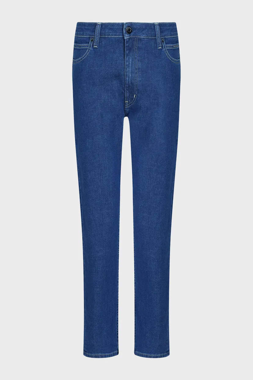 Джинсы HIGH RISE TAPERED MID BLUE 5