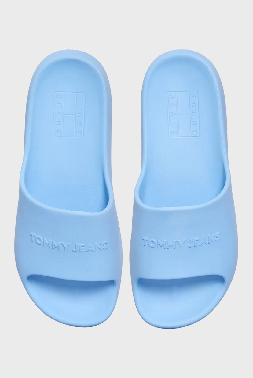 Женские голубые слайдеры TJW CHUNKY POOL SLIDE ESS 4