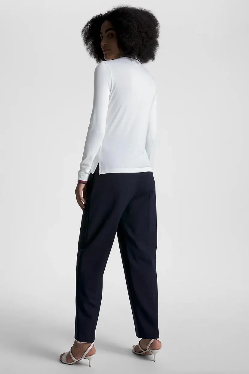 Поло с длинным рукавом SLIM SPLIT GLOBAL STR POLO LS 3