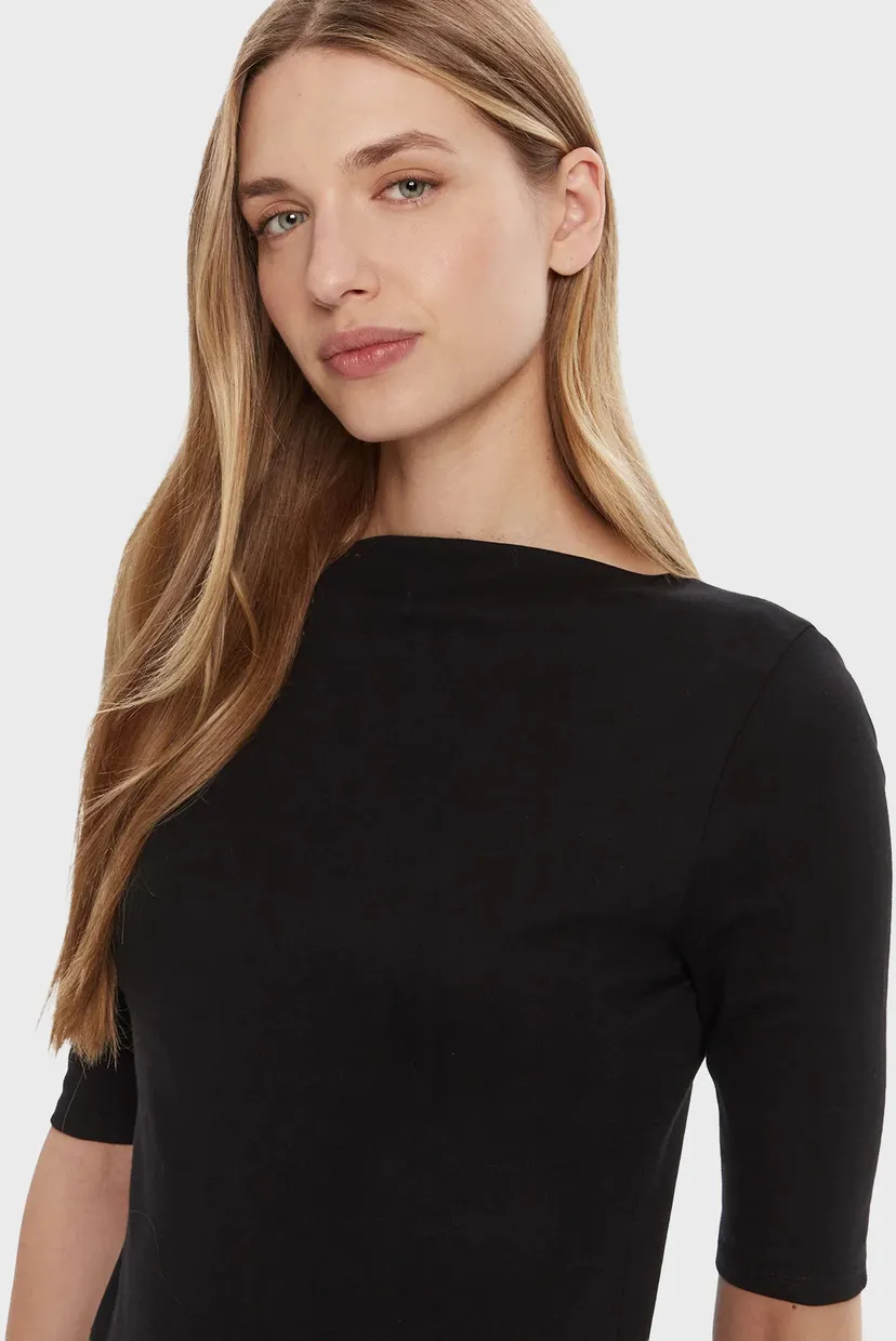 Футболка HALF SLV SUPIMA BOATNECK TOP 4