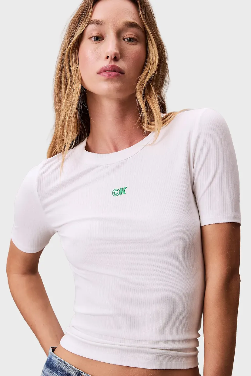 Футболка/A- Modal Rib Tee (essential) 4