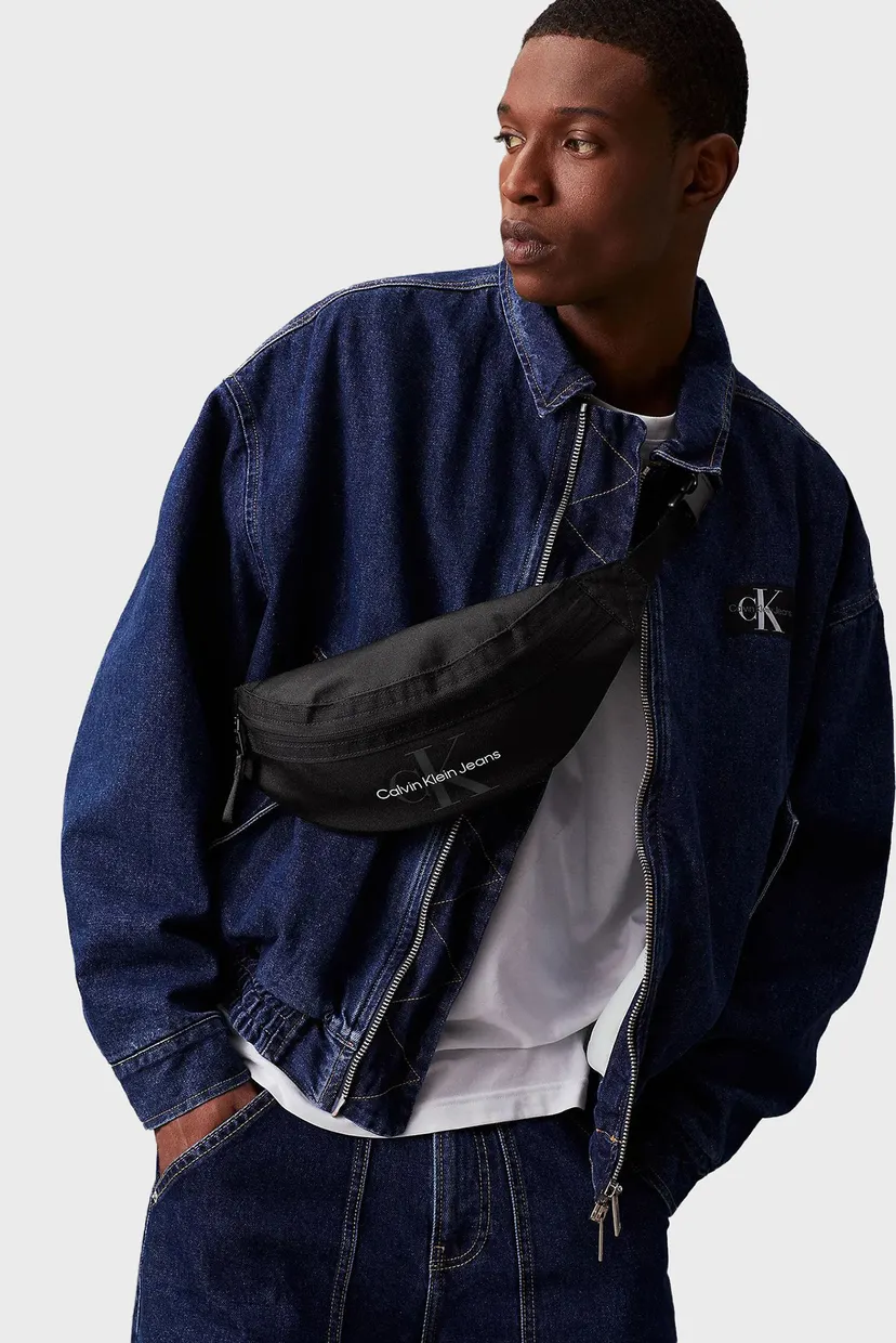 Мужская черная поясная сумка SPORT ESSENTIALS WAISTBAG 7