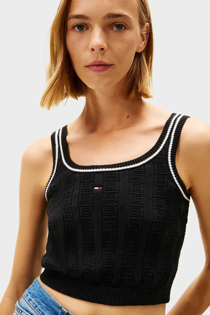 Топ TJW FLAG CABLE CROPPED TANK 4