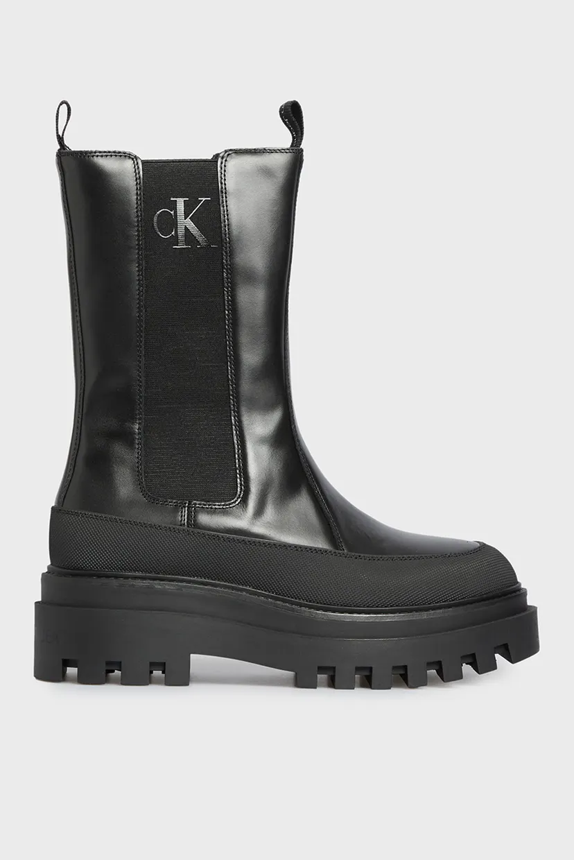 Әйелдерге арналған  қара челси FLATFORM CHELSEA BOOT LTH WN 6