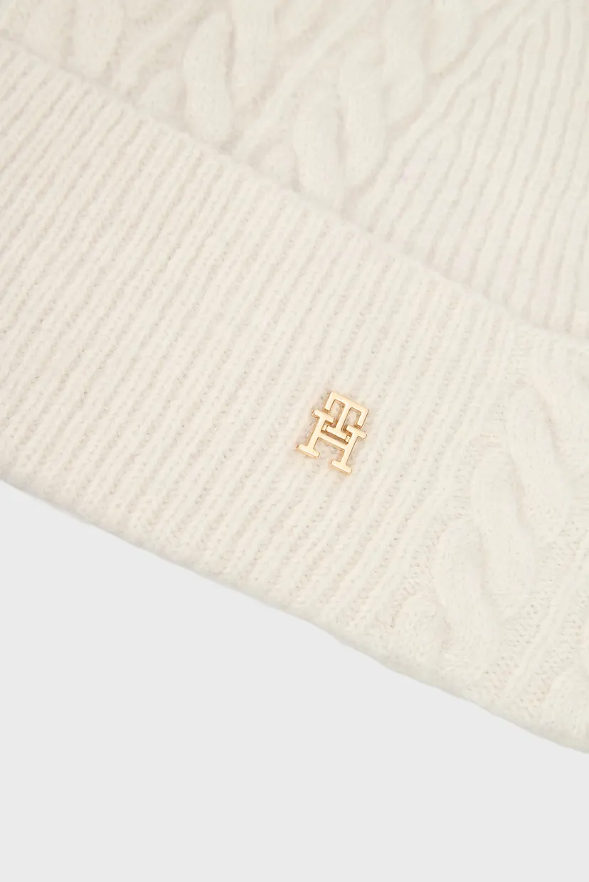 Шапка TH ELEVATED CHIC FLUFFY BEANIE 3