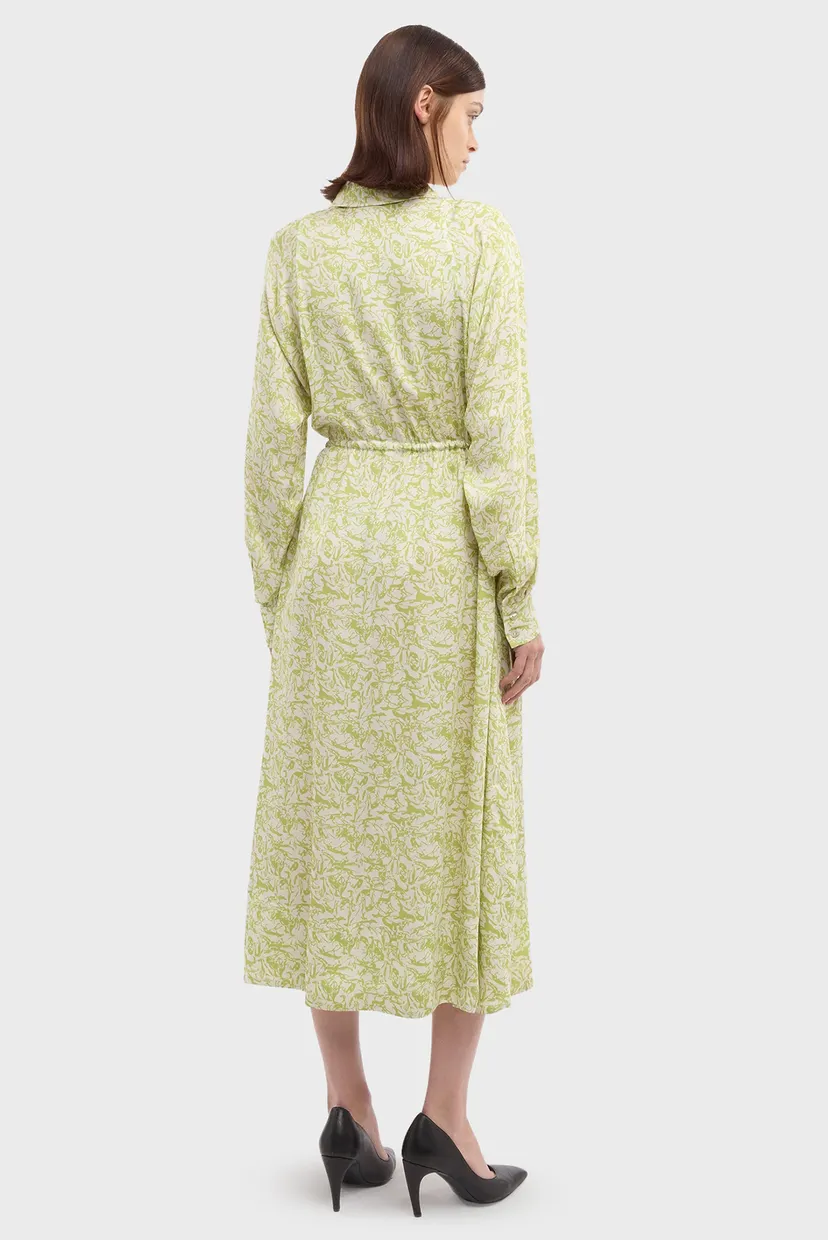 Платье WDA08T06 CAMO-DOG LS SHIRT-DRESS - PRINTED VISCOSE TWILL 3