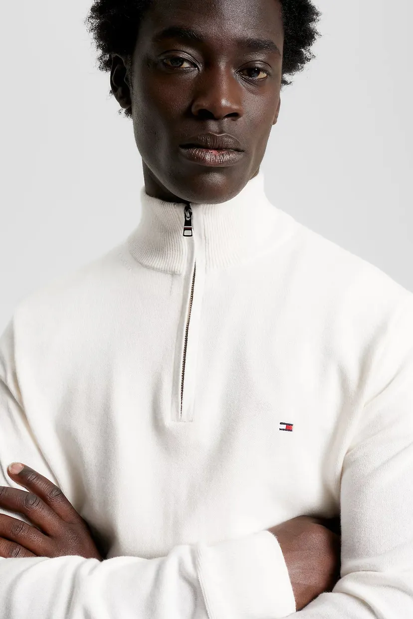 Свитер PIMA ORG CTN CASHMERE ZIP MOCK 4