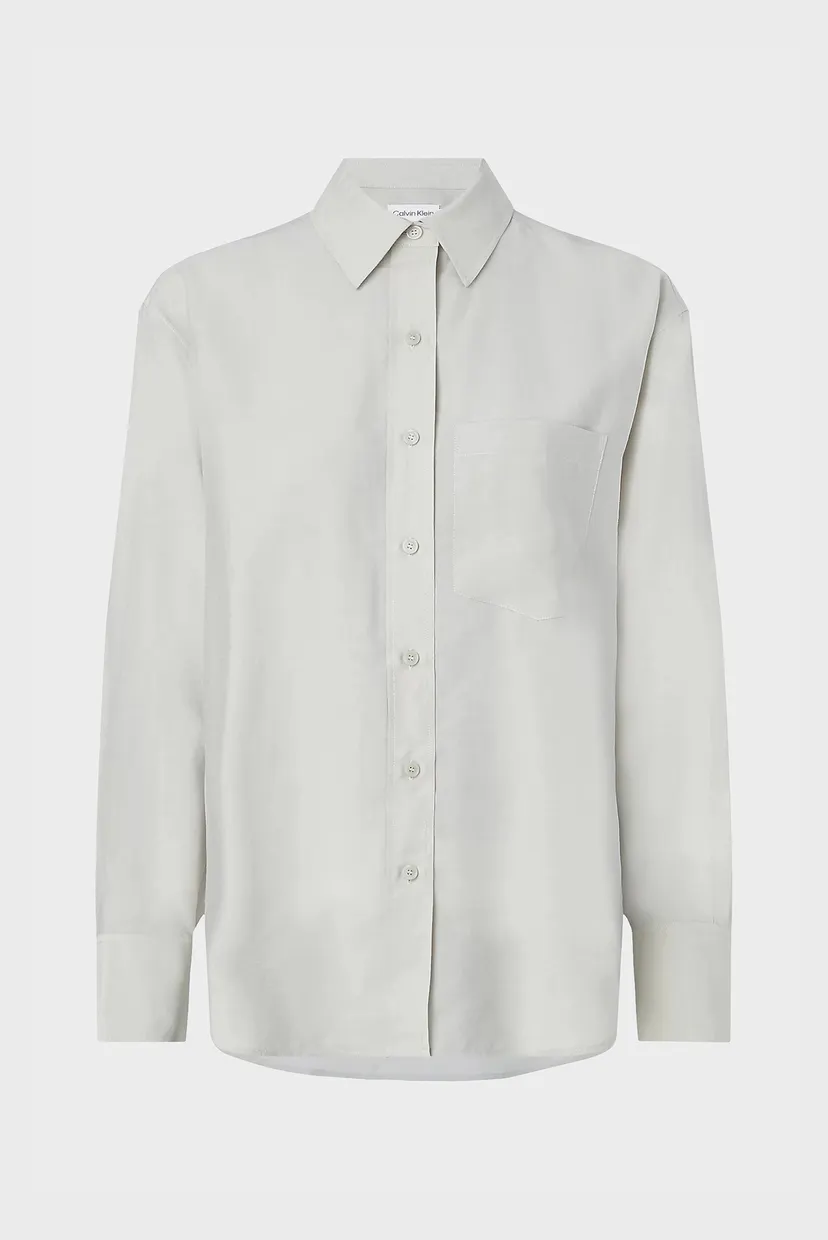 Рубашка/RELAXED SHEER TENCEL SHIRT 6