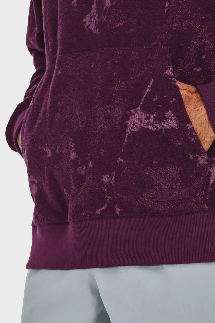 Мужское бордовое худи UA Journey Terry Hoodie 7