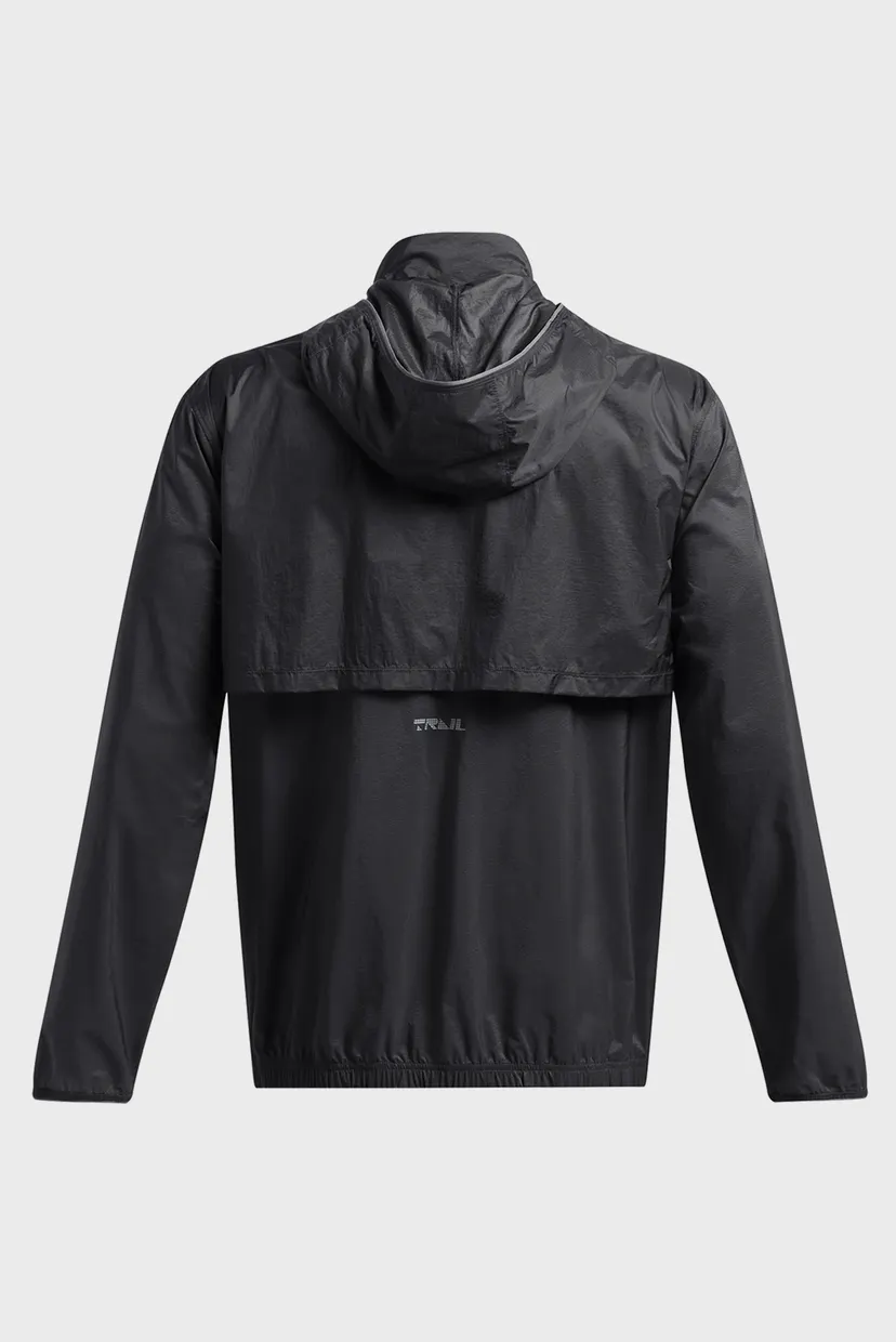 Мужская темно-серая ветровка UA TRAIL RUN JACKET 7