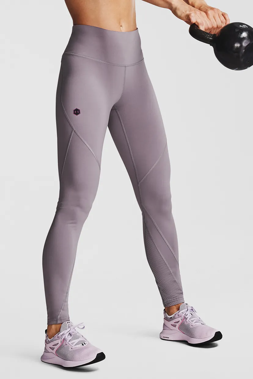 Женские фиолетовые тайтсы UA Rush Legging 6
