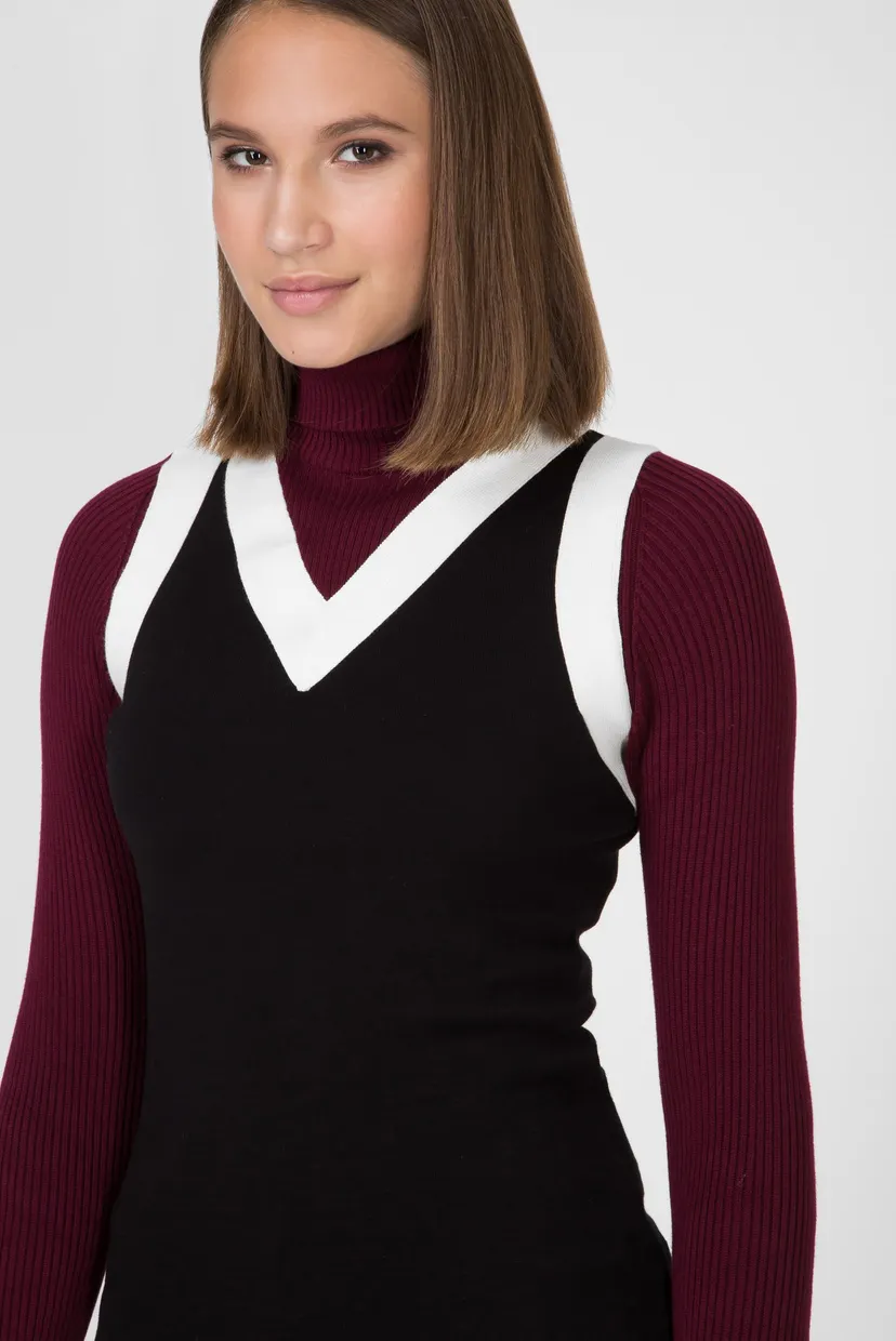 Гольф ZENDAYA PANEL ROLL NECK SWEATER 4