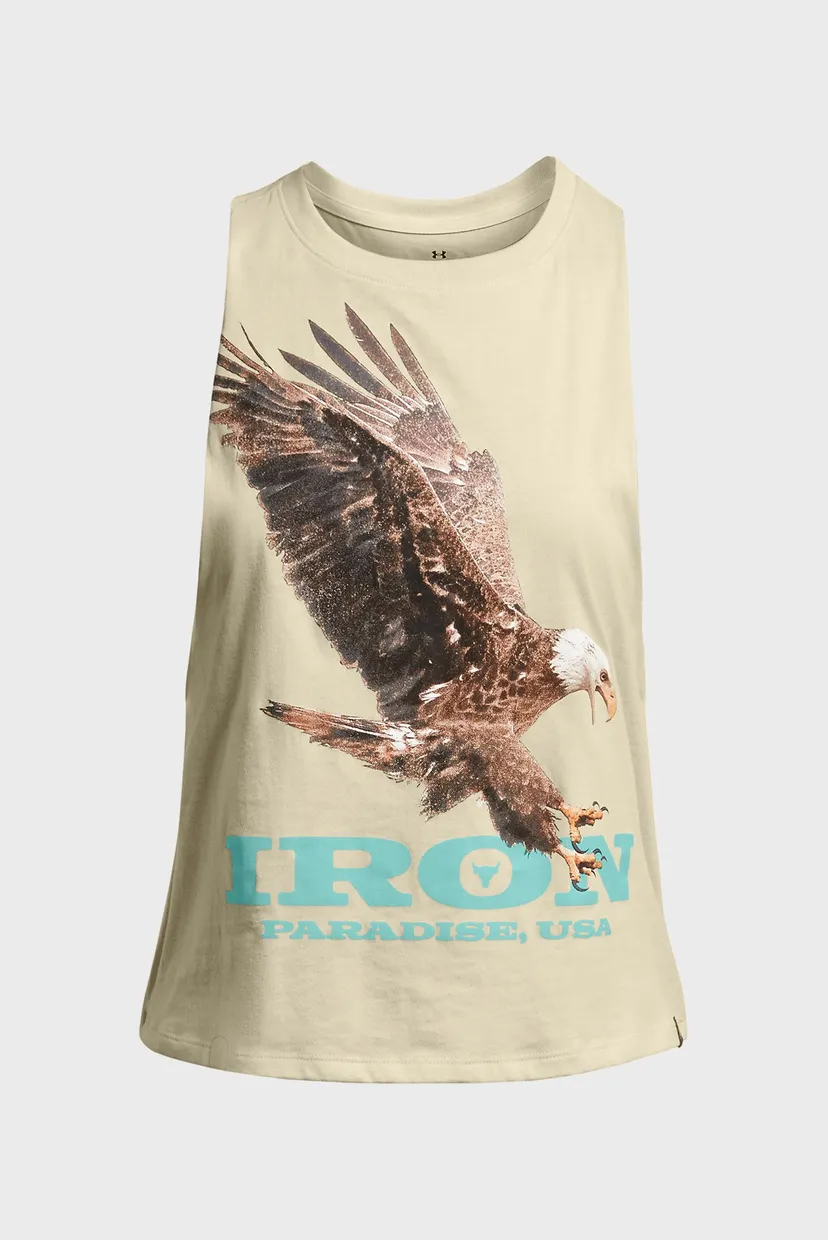 Женская бежевая майка Pjt Rck Balance Tank 4