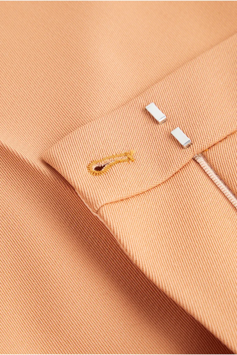 Брюки/WOOL TWILL PLEATED STRAIGHT PANT 5
