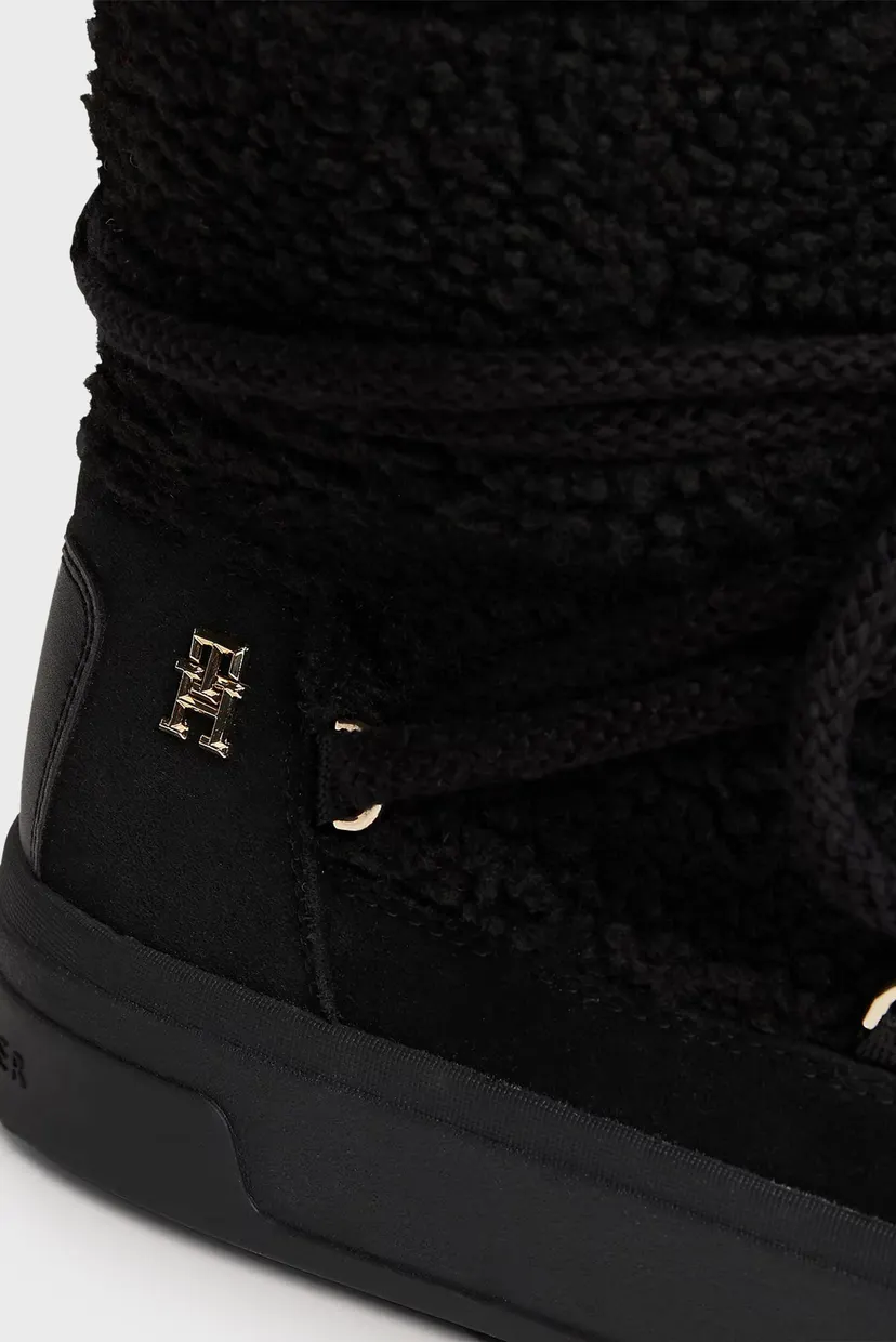 Дутики LACE-UP FAUX SHEARLING SNOWBOOT 7