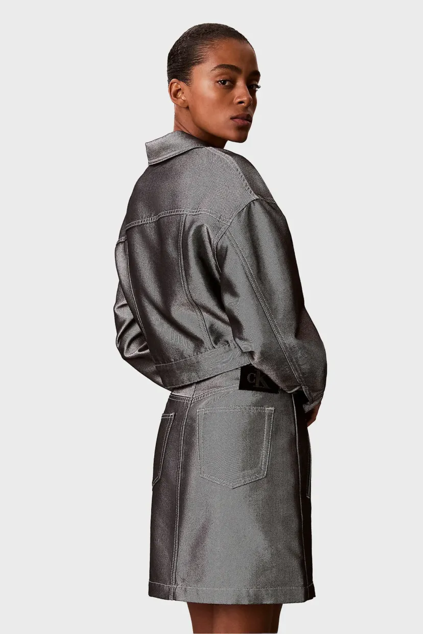 Куртка джинсовая DENIM BOMBER JACKET DENIM SHINE 3