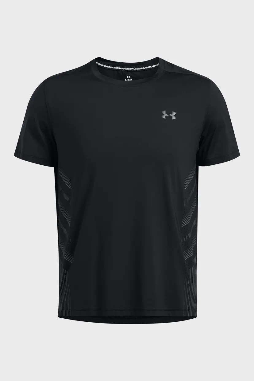 Мужская черная футболка UA LAUNCH ELITE GRAPHIC SS 4