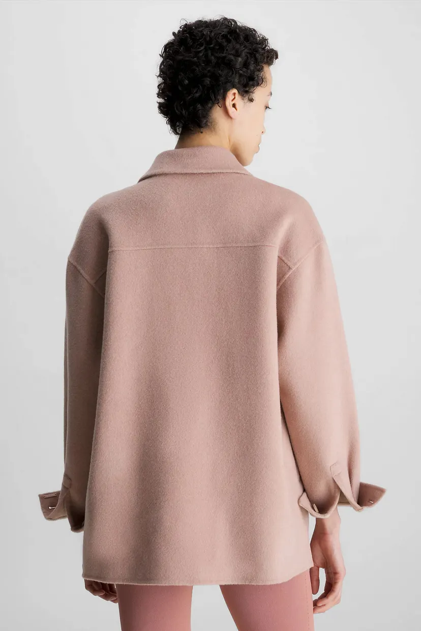 Куртка демисезонная DOUBLE FACED WOOL SHACKET 8