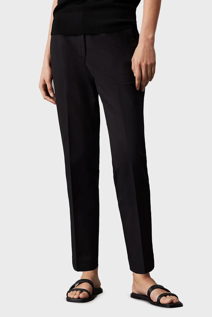 Женские черные брюки COTTON STRETCH SLIM 6