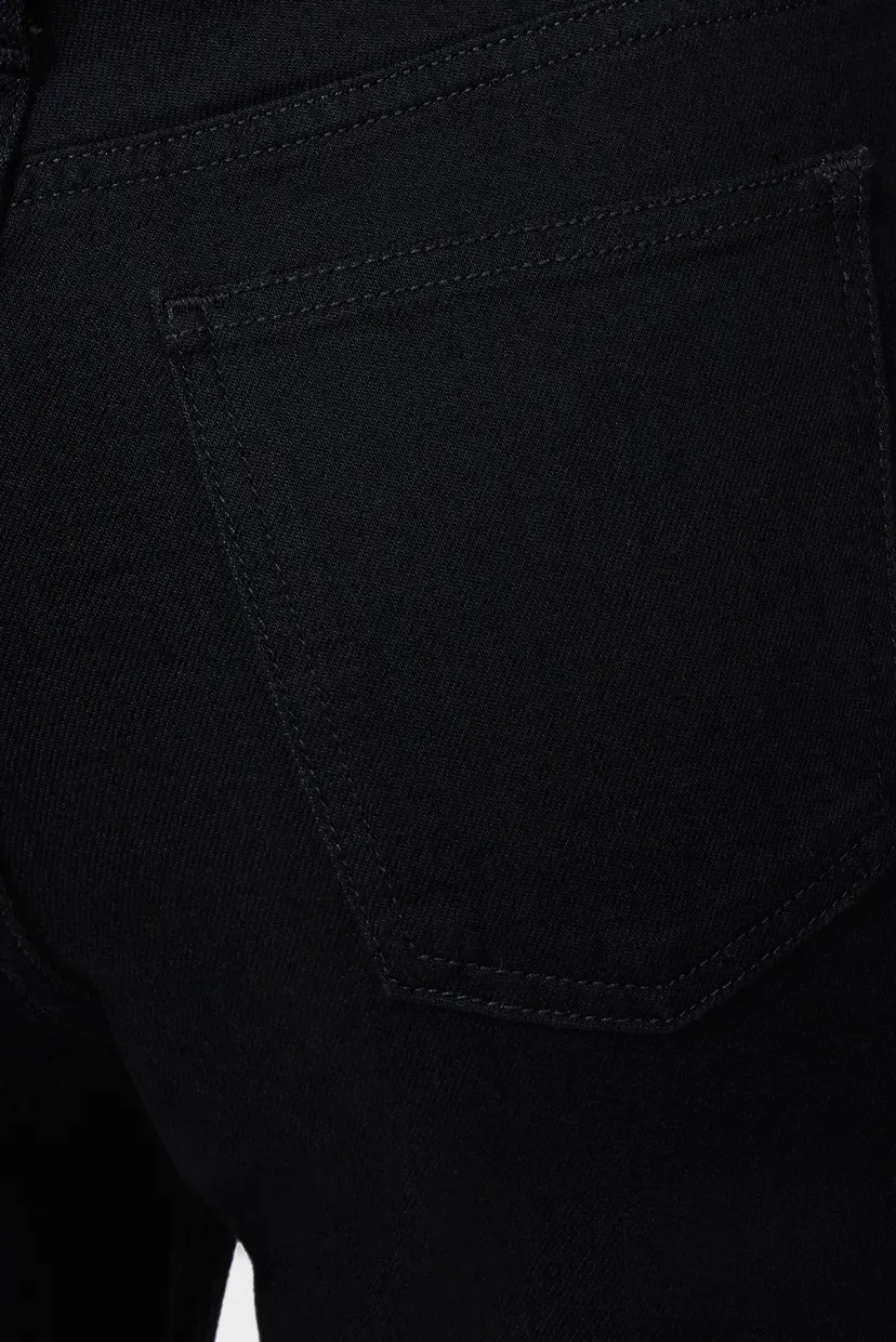 Женские черные джинсы HIGH RISE TAPERED 3