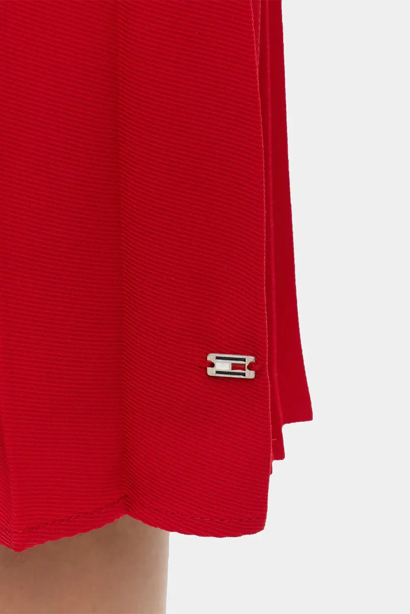 Женская красная плиссированная юбка FLUID 5