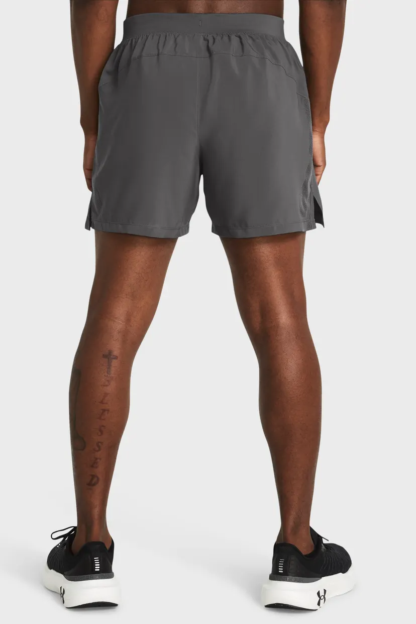 Мужские серые шорты UA LAUNCH 5'' SHORTS 3