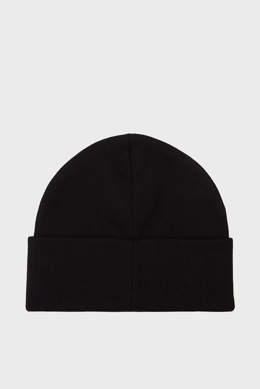 Женская черная шапка INST PATCH BEANIE 3