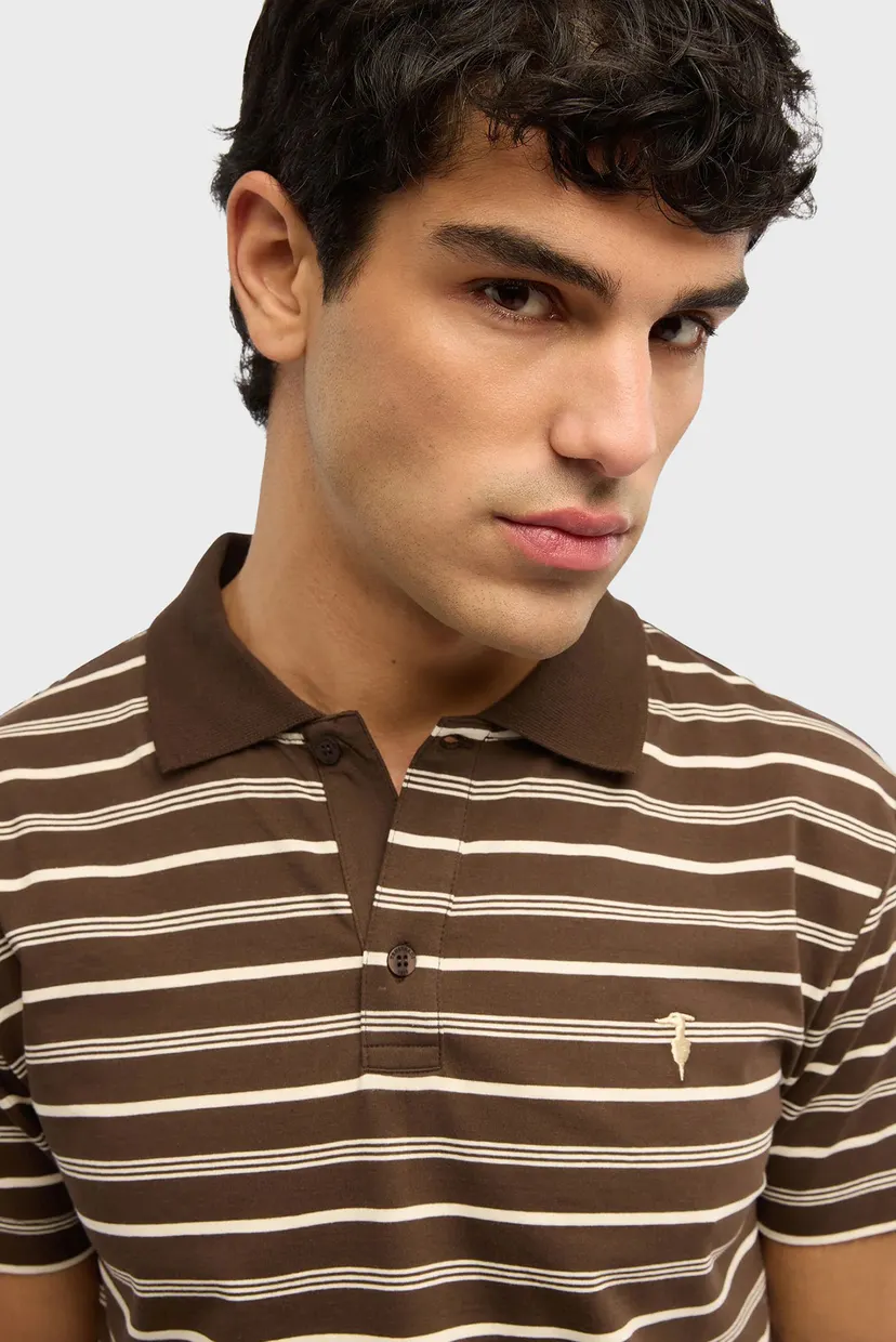 Футболка MTP00J00 STRIPED REGULAR POLO SHIRT 4