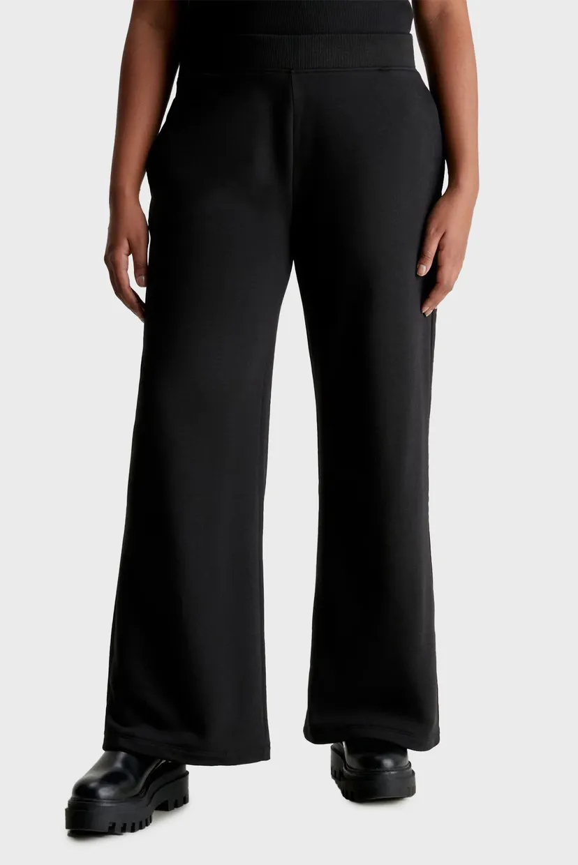 Женские черные спортивные брюки CK EMBRO BADGE KNIT PANT 3