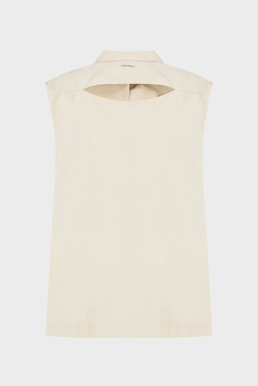 Рубашка с коротким рукавом/LINEN BLEND RELAXED NS SHIRT 6