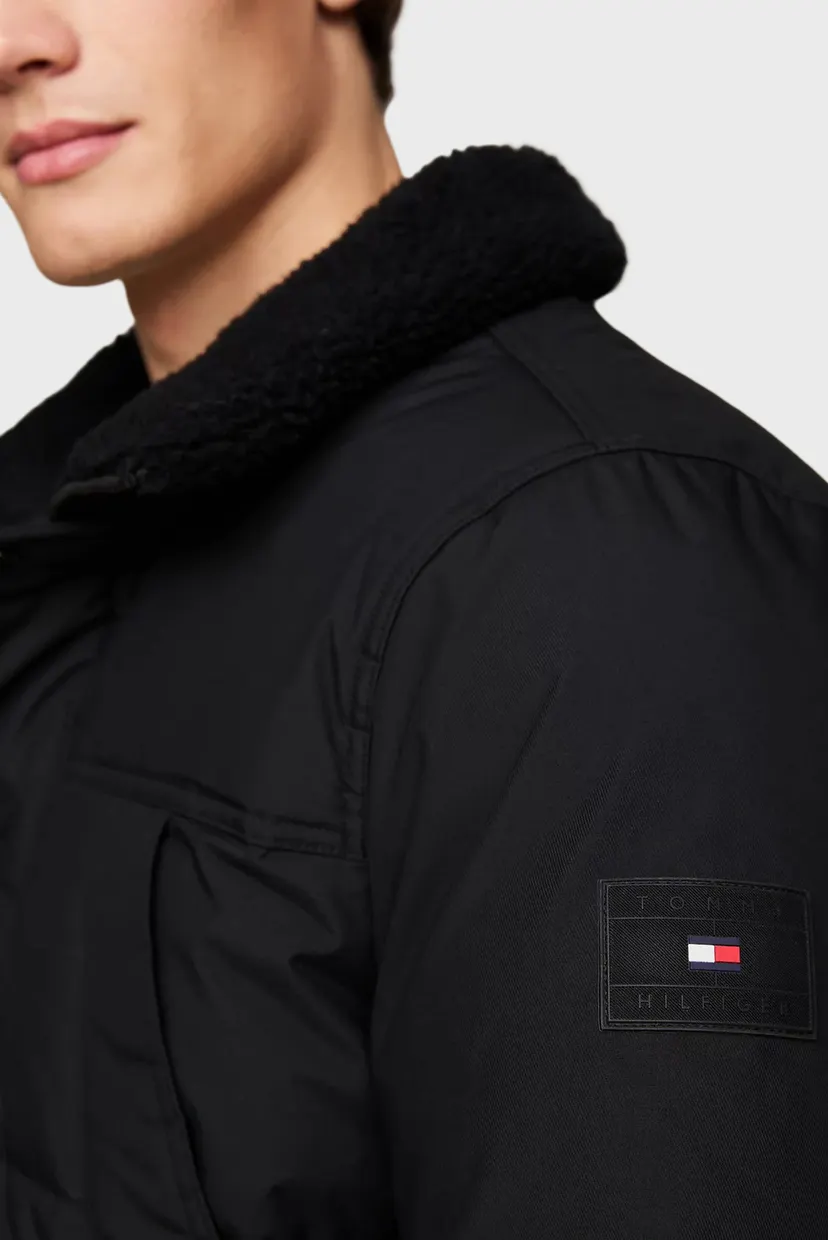 Мужская черная парка ROCKIE UTILITY PARKA 4