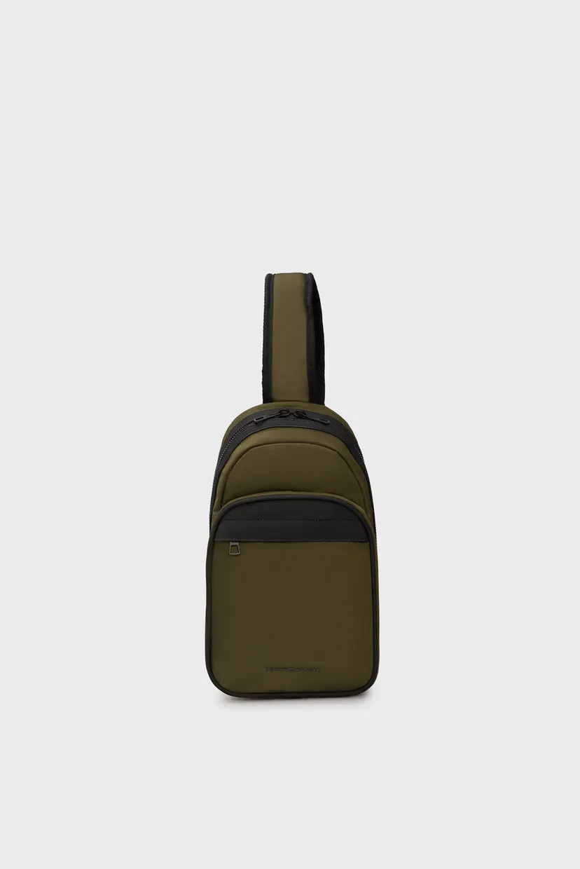 Мужская оливковая сумка TH REPREVE SLING 6