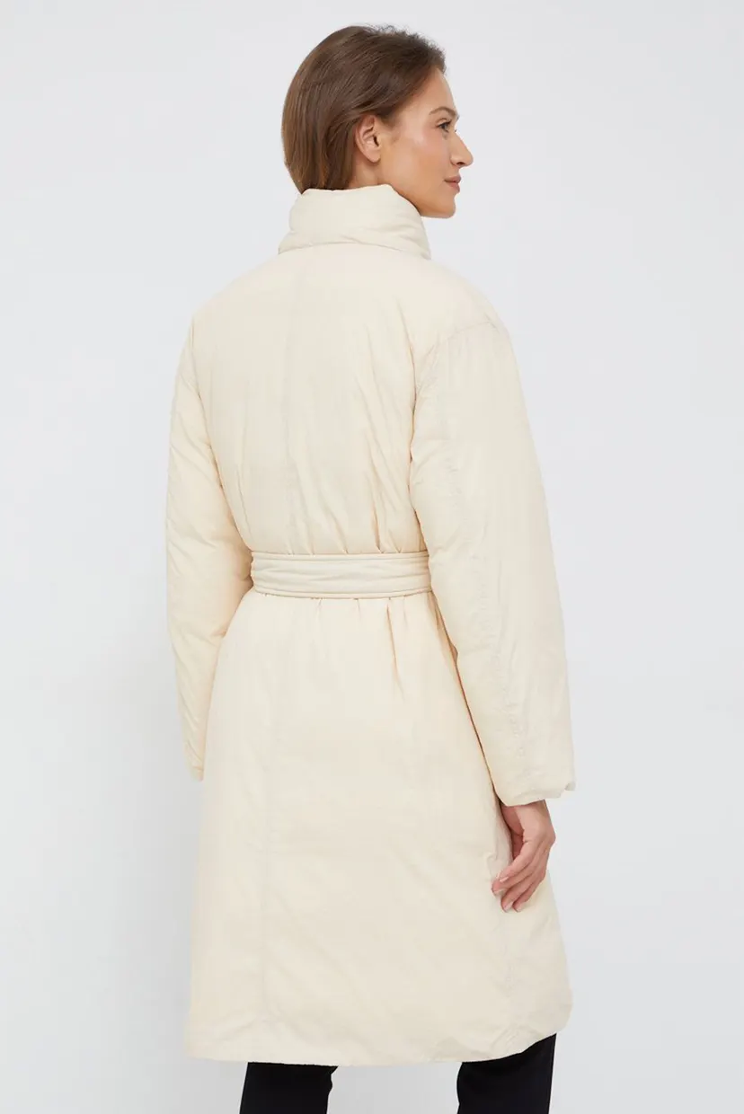Женский бежевый пуховик RECYCLED DOWN WRAP PUFFER 8