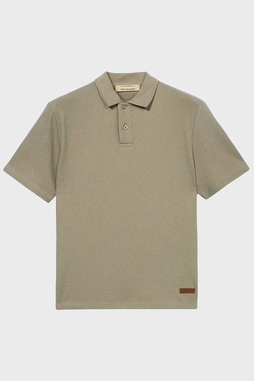 Футболка MTP00F06 TEXTURED WAFFLE JERSEY POLO SHIRT 5