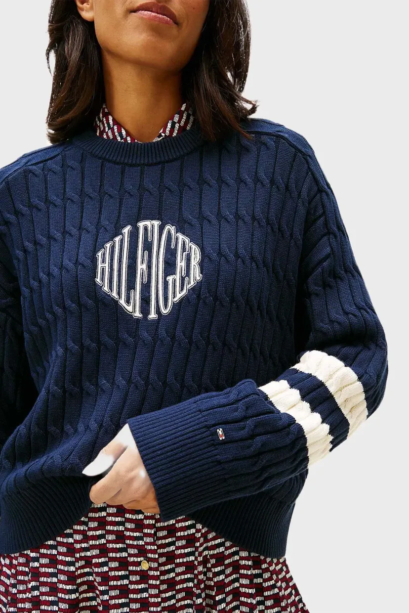 Свитер TEXTURED GRAPHIC C-NK LS SWT 4