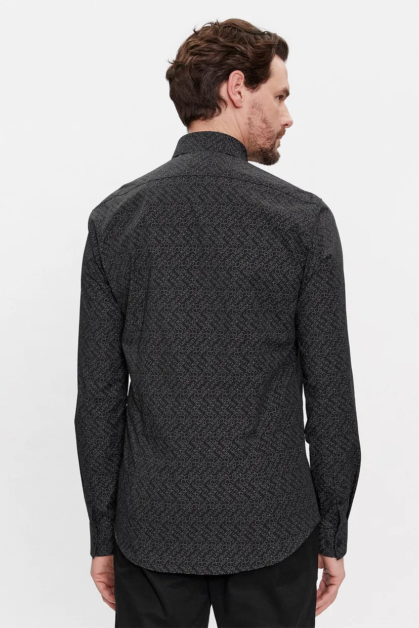 Рубашка POPLIN LOGO PRINT SLIM SHIRT 3