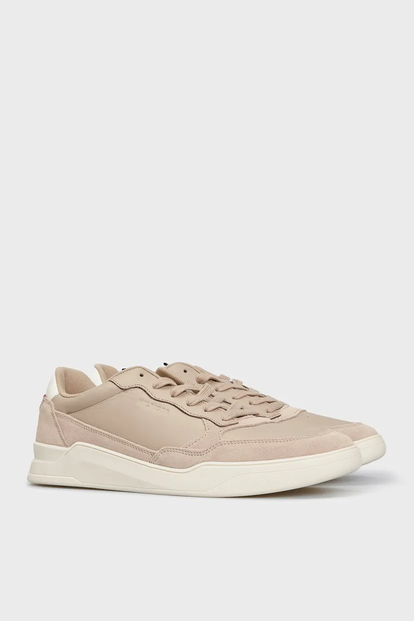 Мужские бежевые кожаные сникерcы ELEVATED CUPSOLE LEATHER MIX 3