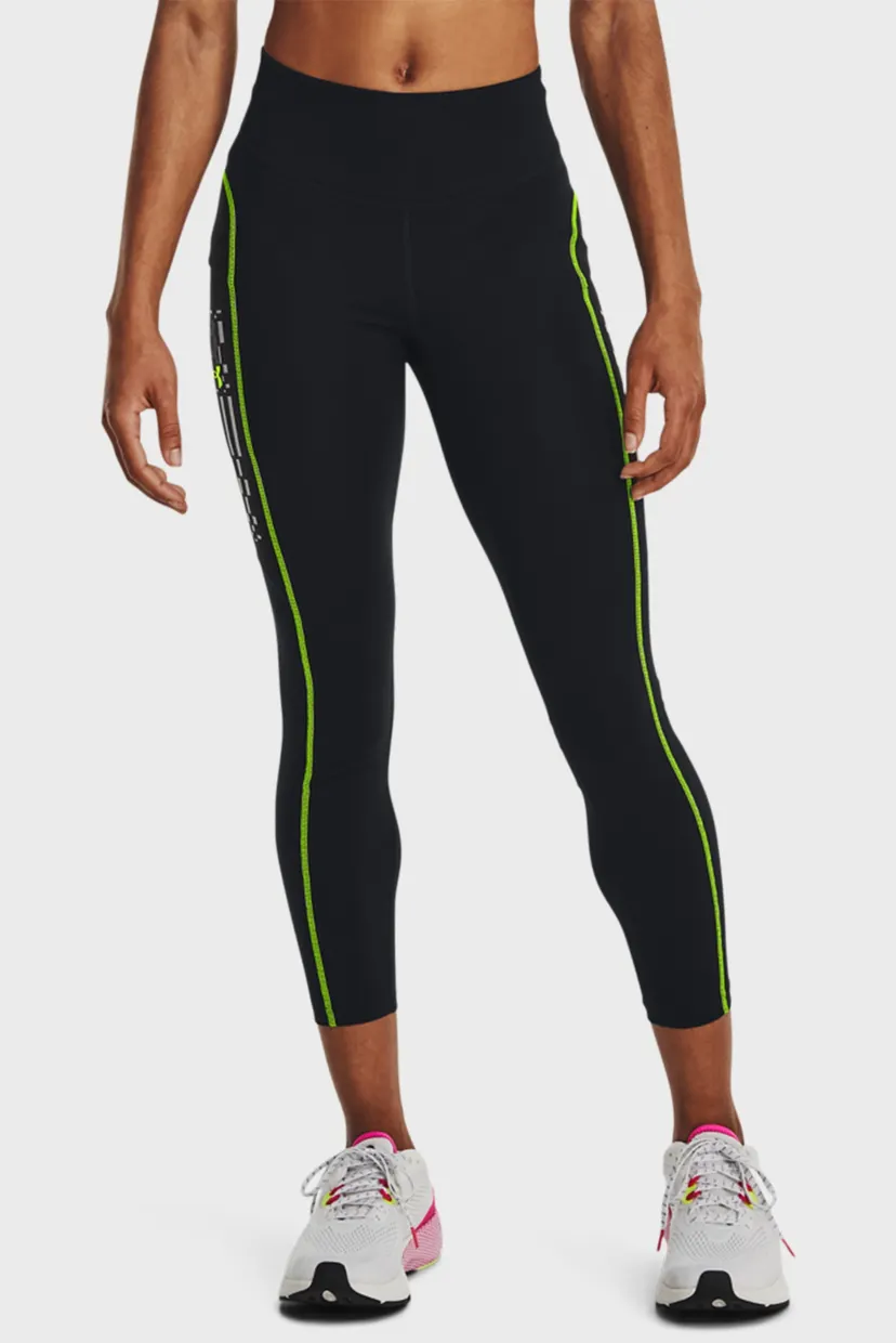 Женские черные тайтсы UA Run Anywhere Ankle Tight 11