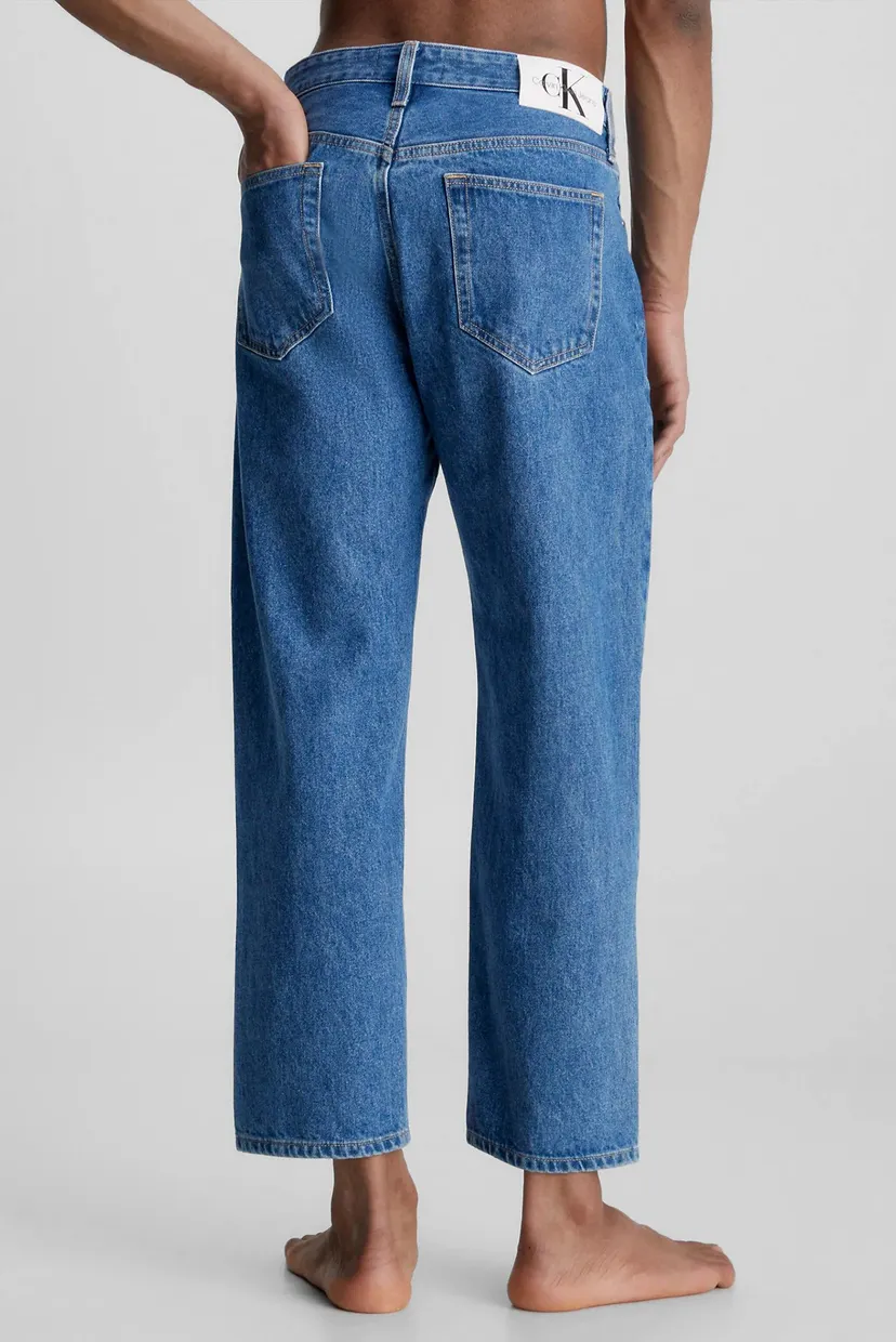 Мужские синие джинсы 90S STRAIGHT CROP 3