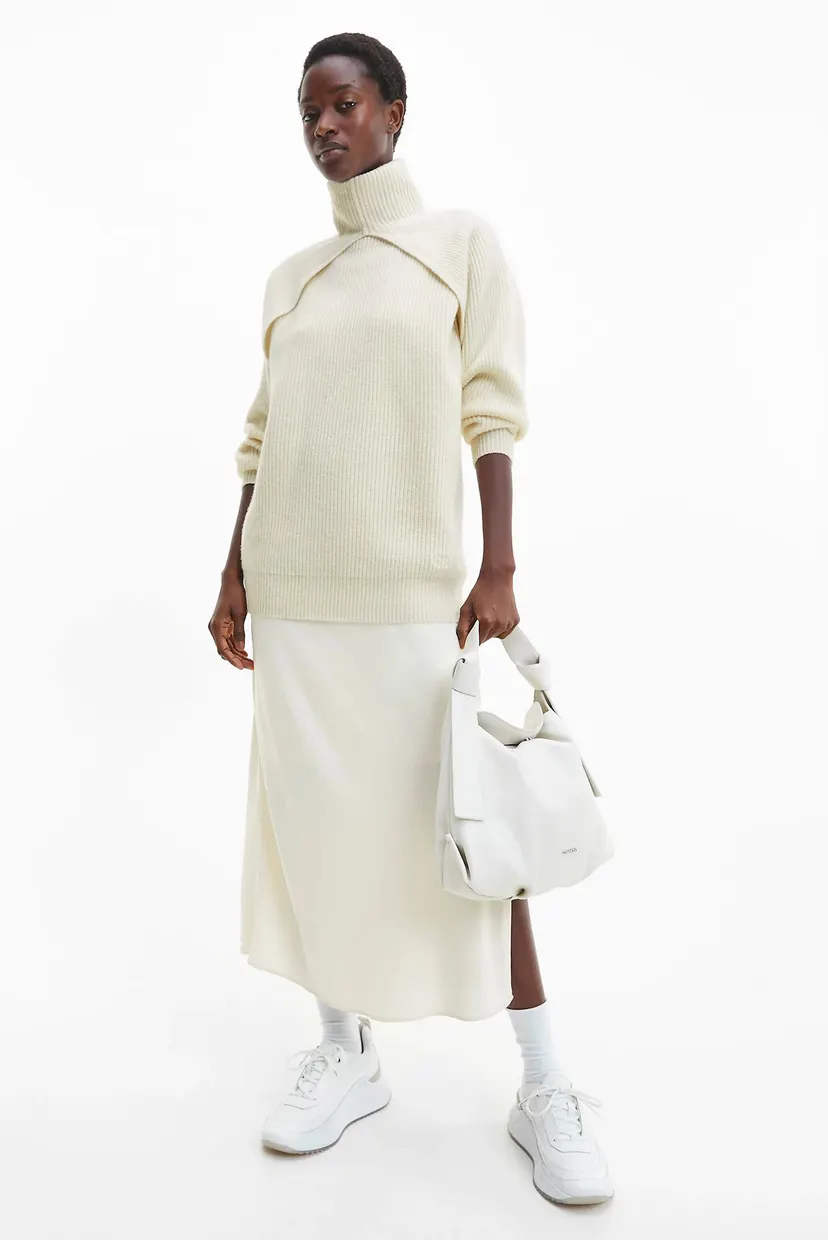 Свитер RECYCLED WOOL CUT OUT SWEATER LS 7
