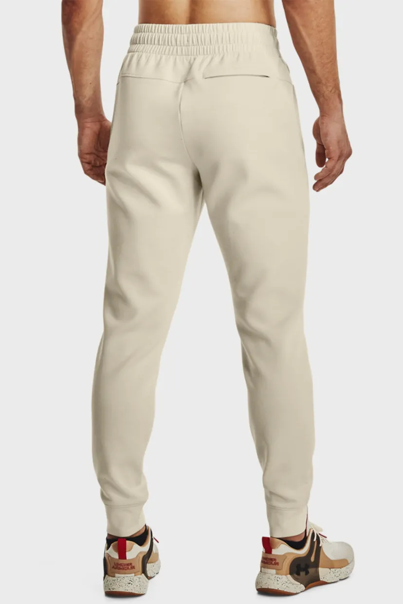 Мужские бежевые спортивные брюки UA Summit Knit Jogger 3