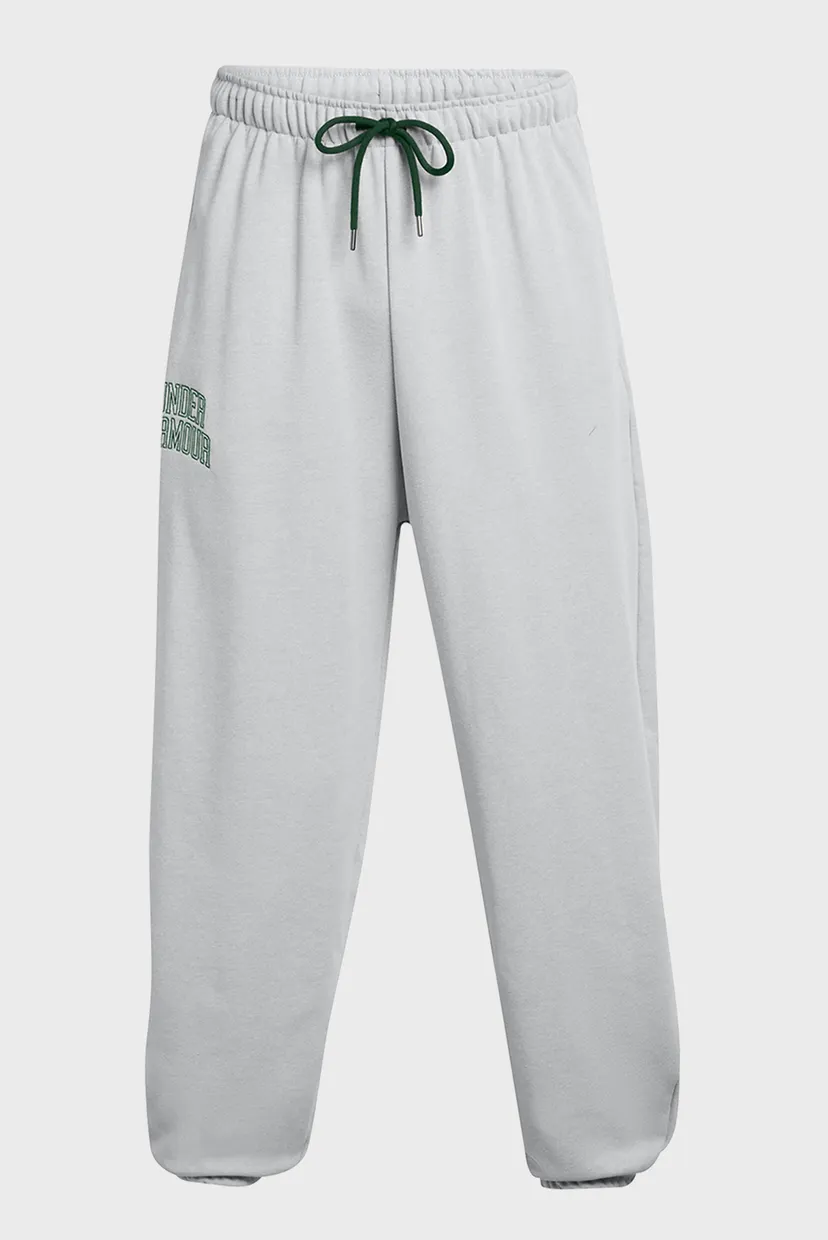 Мужские серые спортивные брюки UA Icon HWT Terry OS Pant 5