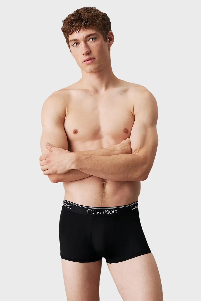 Мужские черные боксеры (3 шт) LOW RISE TRUNK 5