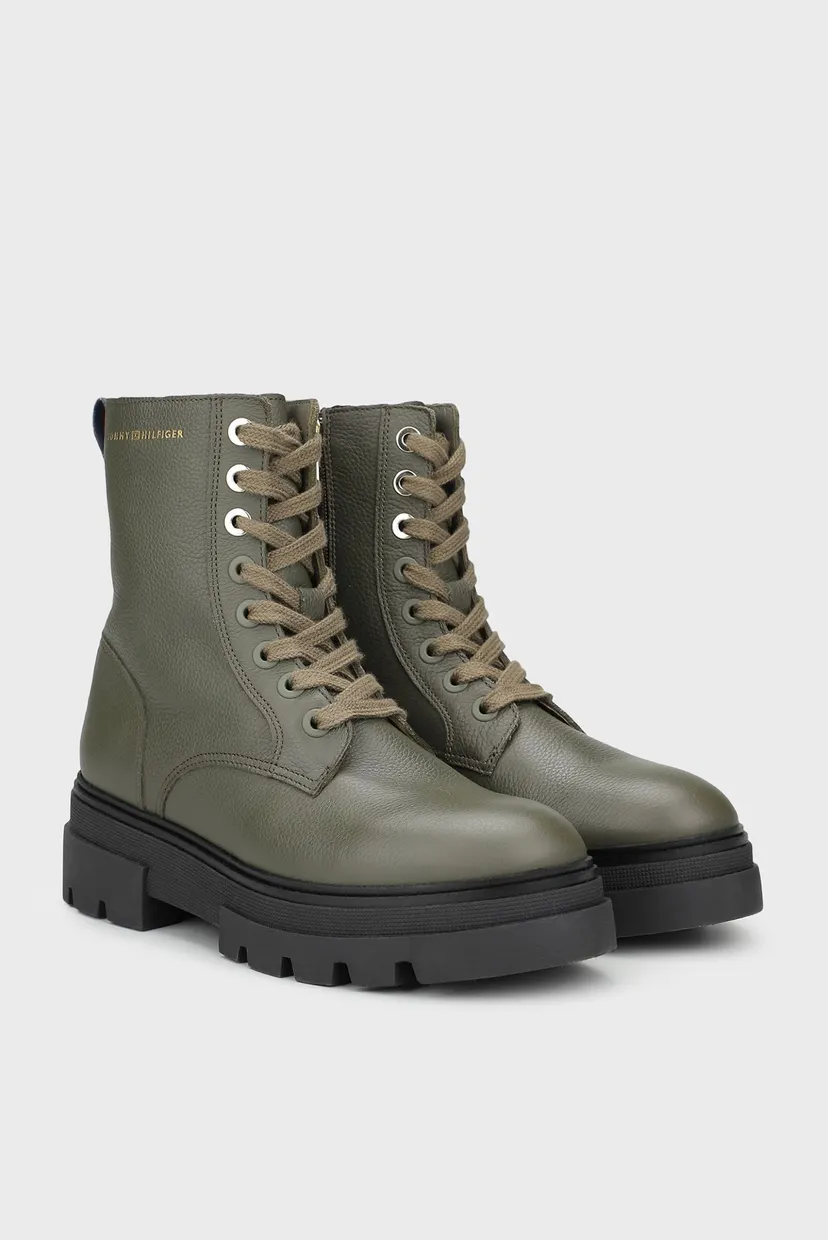 Ботинки BICOLOR LEATHER LACE-UP 3