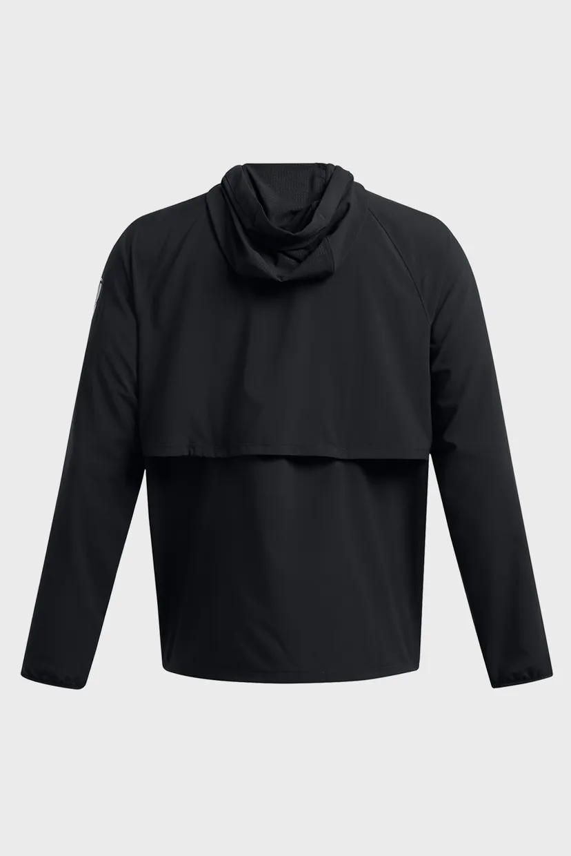 Мужской черный анорак UA RUN ANYWHERE ANORAK 4