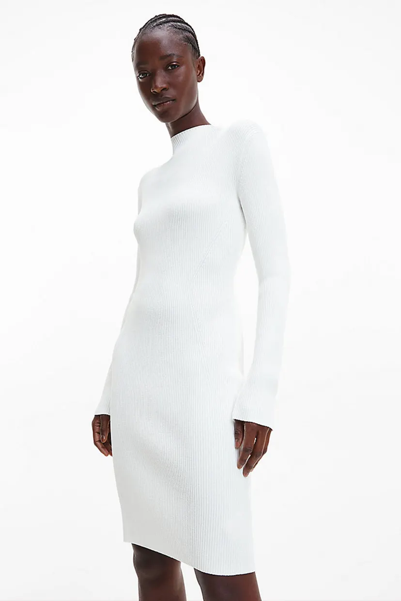 Платье ICONIC RIB MOCK NECK DRESS 4